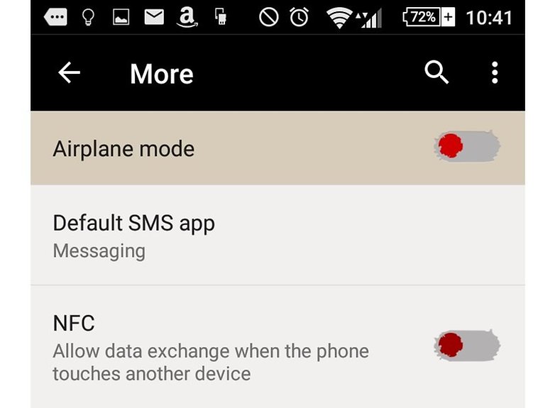 چگونه باتری دستگاه اندرویدی خود را سریع تر شارژ کنیم؟ androidpit airplane mode screenshot w782 - چگونه باتری دستگاه اندرویدی خود را سریع تر شارژ کنیم؟