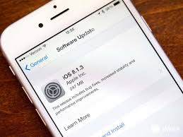 The new version of the operating system iOS The new version of the operating system iOS