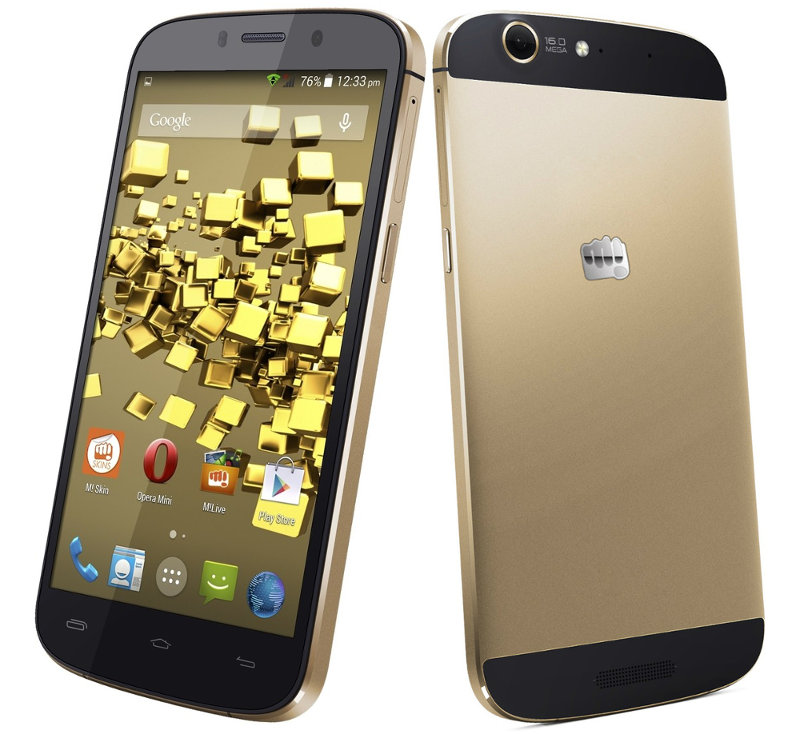 Micromax Canvas Gold A3001 - شرکت های نو ظهور در بازار گوشی تلفن همراه