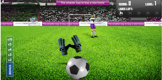Play soccer goalkeeper Play soccer goalkeeper