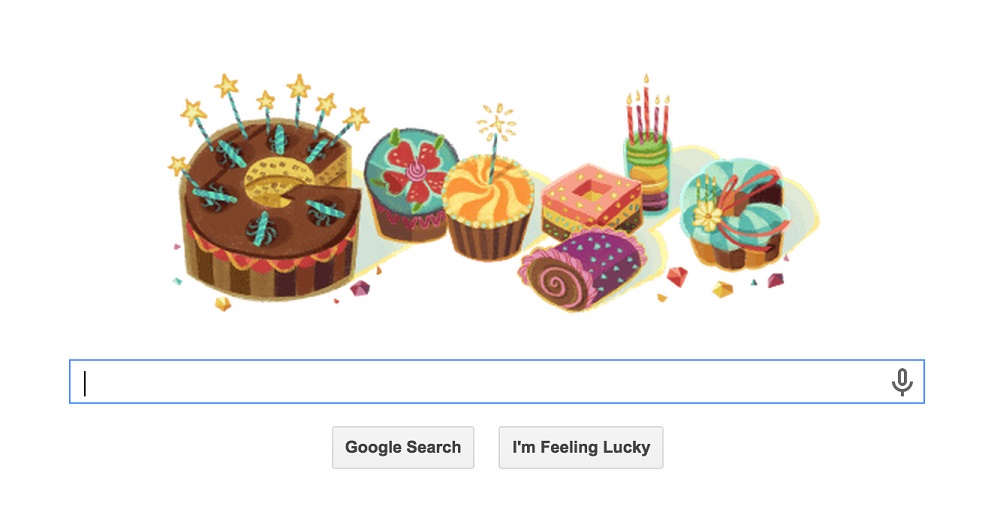 گوگل وارد بیست سالگی شد google birthday - گوگل وارد بیست سالگی شد