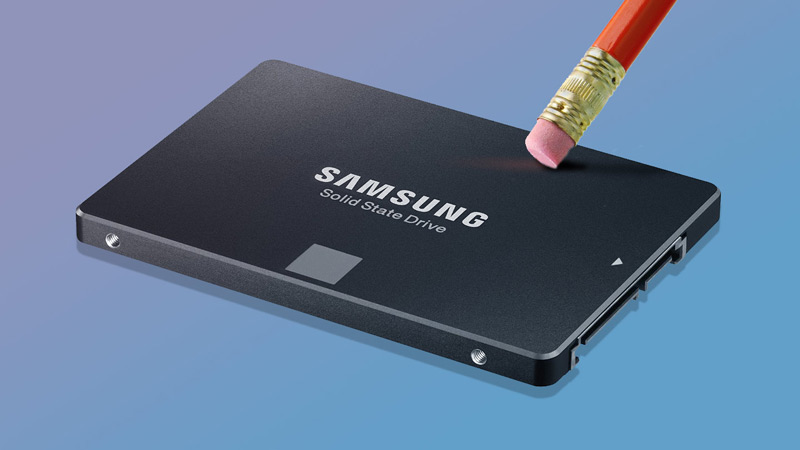 erase ssd - چگونه اطلاعات درون حافظه های SSD را برای همیشه پاک کنیم؟