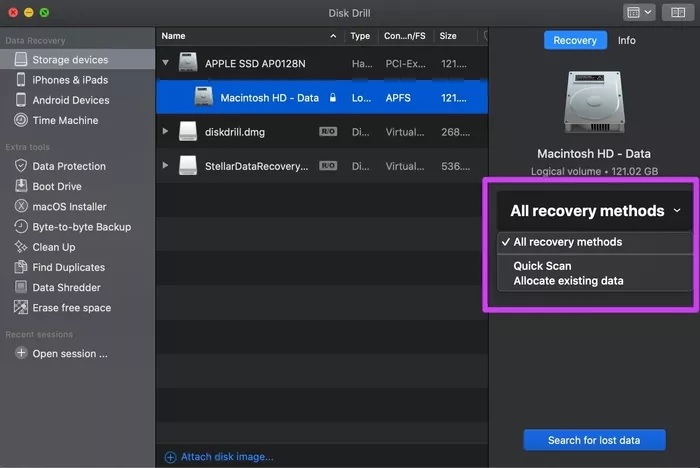 Disk Drill 2 - بهترین نرم افزارها برای بازیابی اطلاعات هارد و کارت حافظه